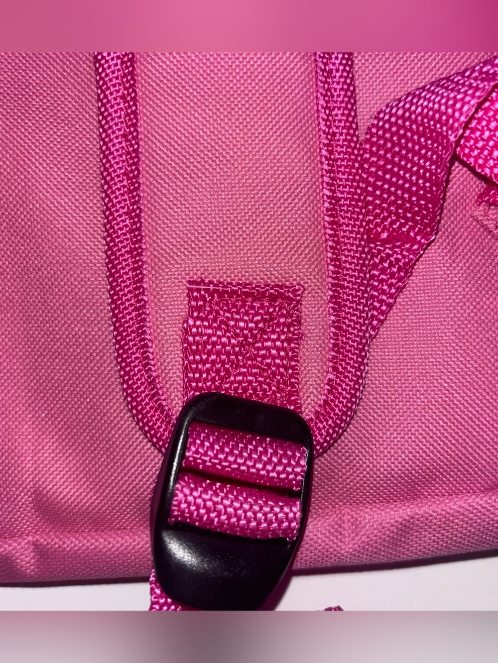 Pink & Silver Two 2 tone Girls Kids Sequin Backpack School Bag - Picture 5 of 7